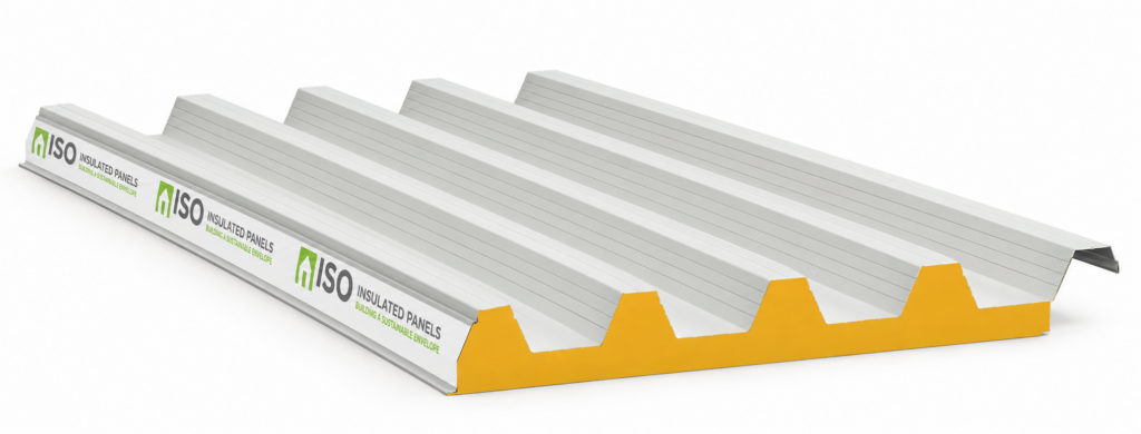 ISO Insulated metal panels: roof panel.
